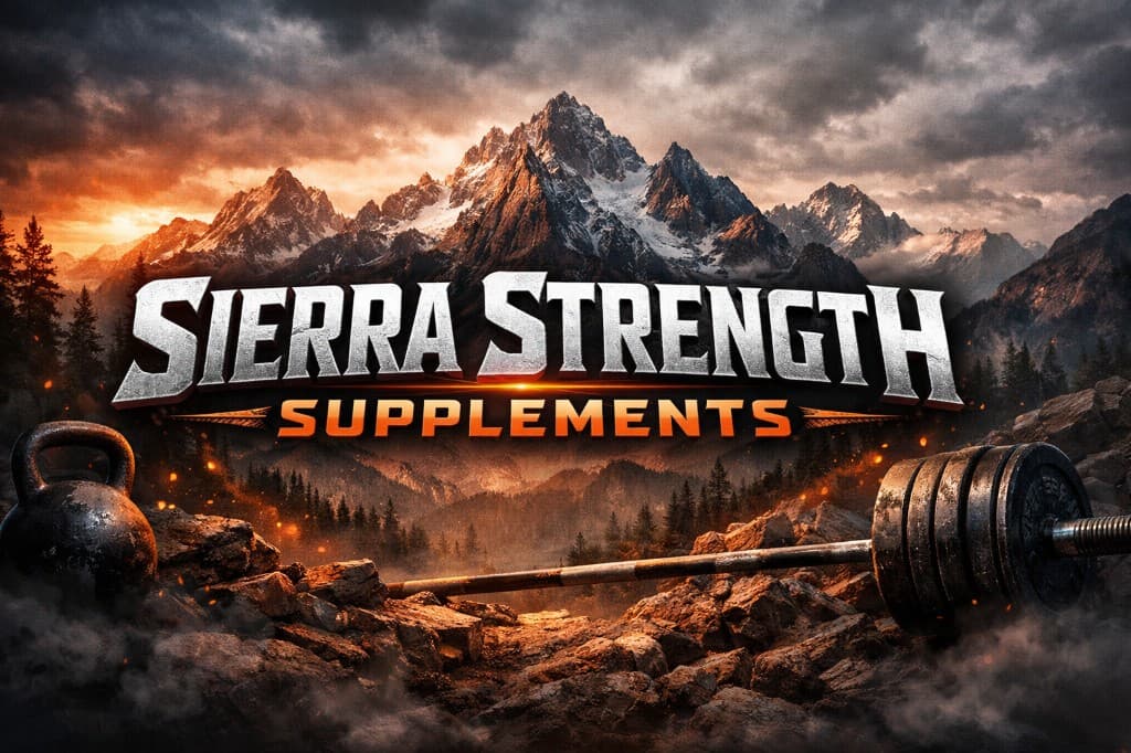 Sierra Strength Supplements – Mountain landscape with dramatic sky